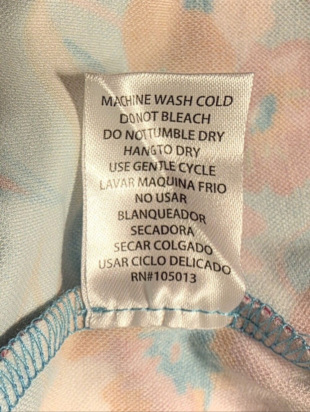 Bright Floral Shorts in Aqua and Hot Pink L or M Available - Picture 8 of 8